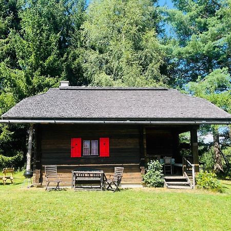 Cozy Log Cabin Near Faaker See Леденицен Экстерьер фото