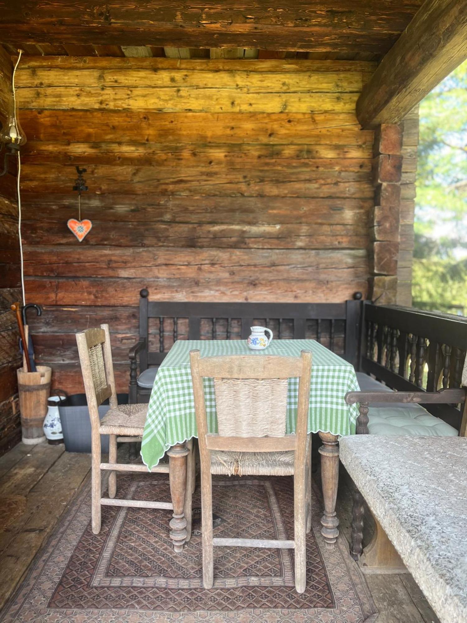 Cozy Log Cabin Near Faaker See Леденицен Экстерьер фото